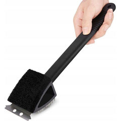Perie 3 in 1 pentru gratar lama metalica 2 perii lungime 36.5 cm