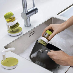 Perie de Vase cu Dozator Detergent suport depozitare utilizare universala