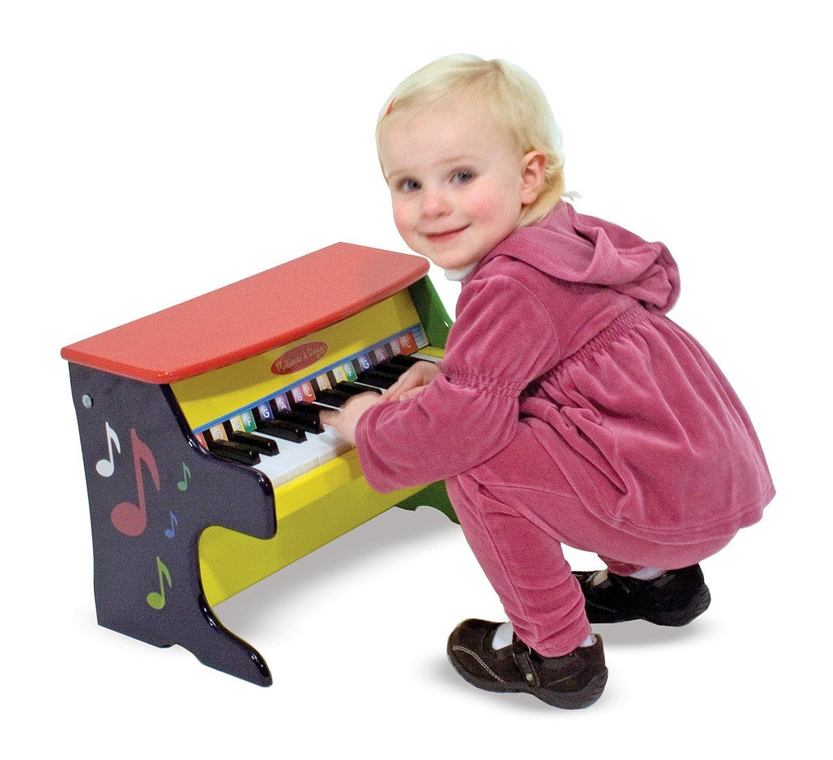 Pian de jucarie mini cu 9 cantecele Melissa and Doug