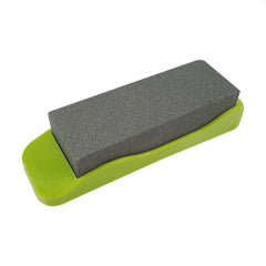 Piatra de ascutit cutitele suport din plastic 15 cm diverse culori