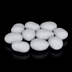 Pietre decorative Fosforescente diametru 4 cm lumineaza Glow albastru 10 bucati