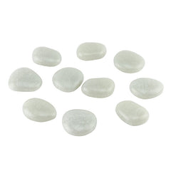 Pietre decorative Fosforescente diametru 4 cm lumineaza Glow albastru 10 bucati