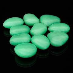 Pietre rotunde Glow lumineaza Verde Fosforescent set 10 bucati