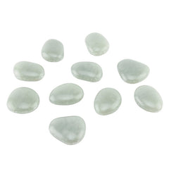 Pietre rotunde Glow lumineaza Verde Fosforescent set 10 bucati