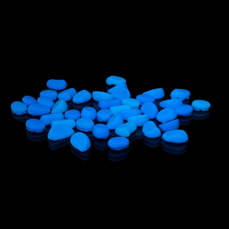 Pietricele Decorative Fosforescente Glow in the Dark Albastre 500g