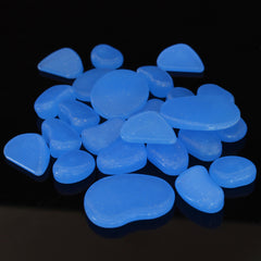 Pietricele Decorative Fosforescente Glow in the Dark Albastre 500g