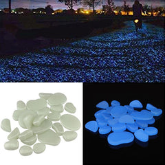 Pietricele Fosforescente Glow in the Dark Decorative translucide care lumineaza albastru 500 g