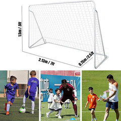 Poarta de fotbal pentru copii cu plasa 213x150x75 cm cadru otel