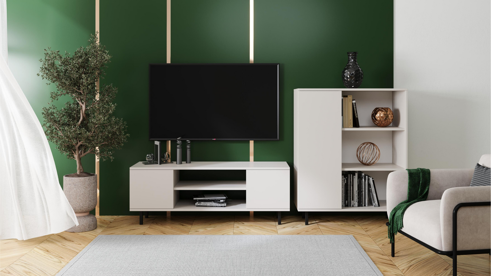 RTV Focus casmir 155 cm picioare negre