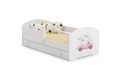Pat pentru copii Luk 160x80 cu sertar - Cat