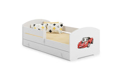 Pat copii Luk 160x80 cu sertar - Masina de curse