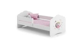 Pat copii FALA 140x70 cu balustrada - Printesa adormita