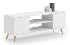 Dulap Focus RTV 135 cm - alb