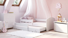 Pat dublu LUK 160x80 alb
