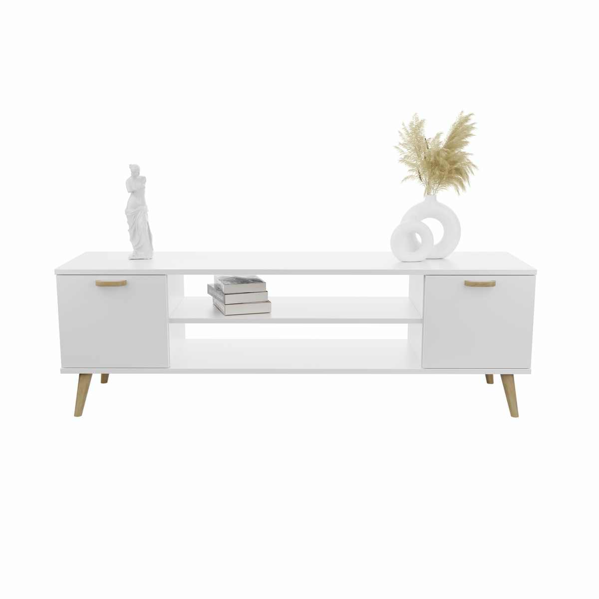 RTV Focus alb 155 cm - scandinav
