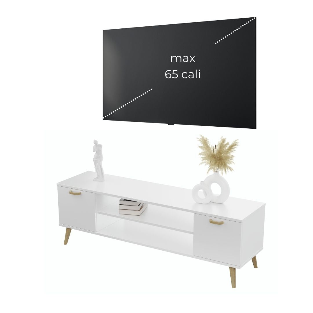 RTV Focus alb 155 cm - scandinav