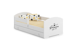 Pat copii Luk 160x80 cu sertar - Printesa