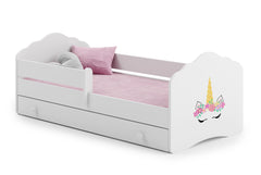 FALA pat de o persoana 160x80 cu sertar - Corn unicorn