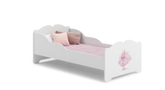 Pat pentru copii ANNA cu saltea 160x80 Printesa in coroana