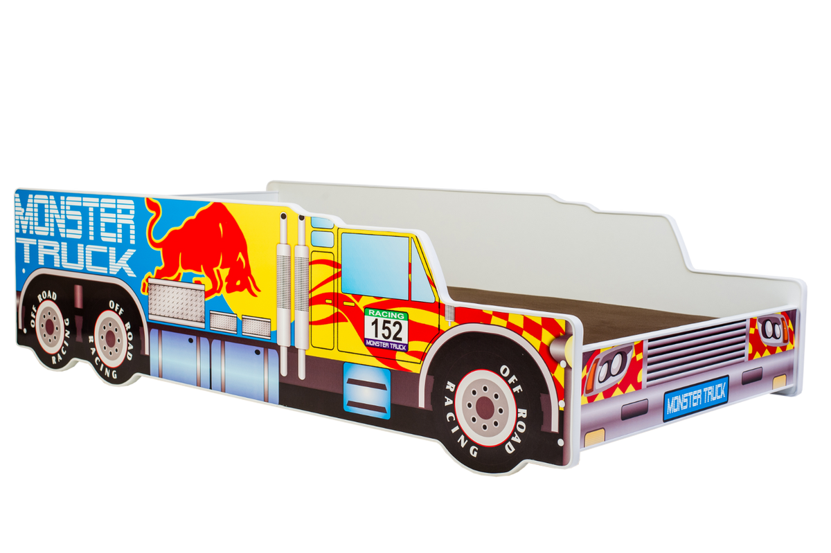 Pat auto copii 160x80 - Monster Truck