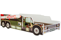 Pat copii auto 160x80 - Rocketship
