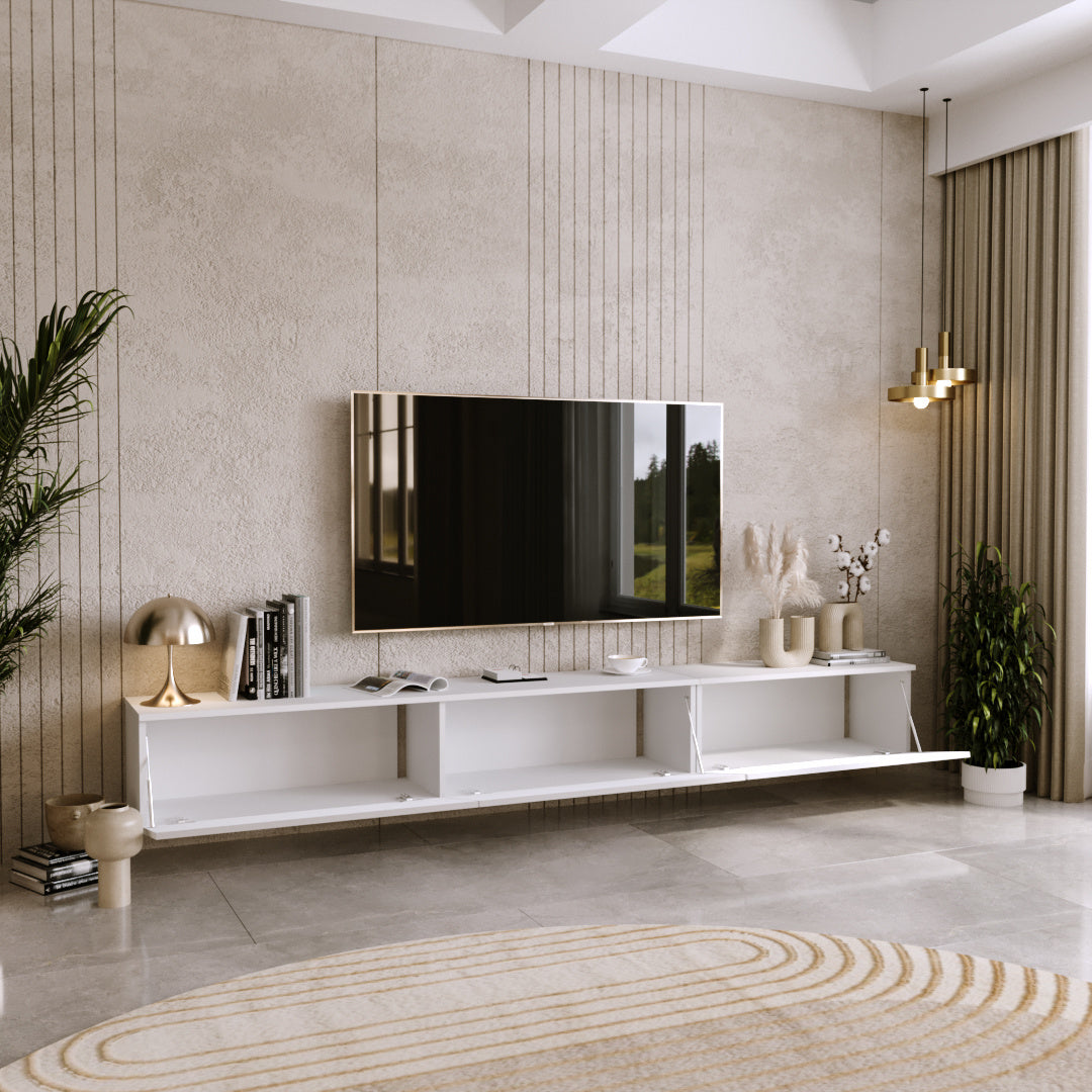 Dulap RTV Nicole 80 cm - culoare Alb