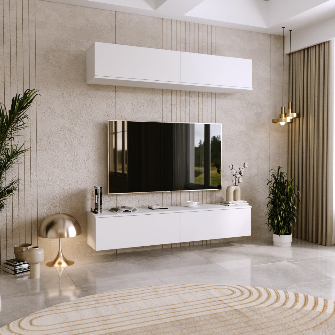 Dulap RTV Nicole 80 cm - culoare Alb