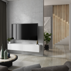 Dulap RTV Nicole 80 cm - culoare Alb