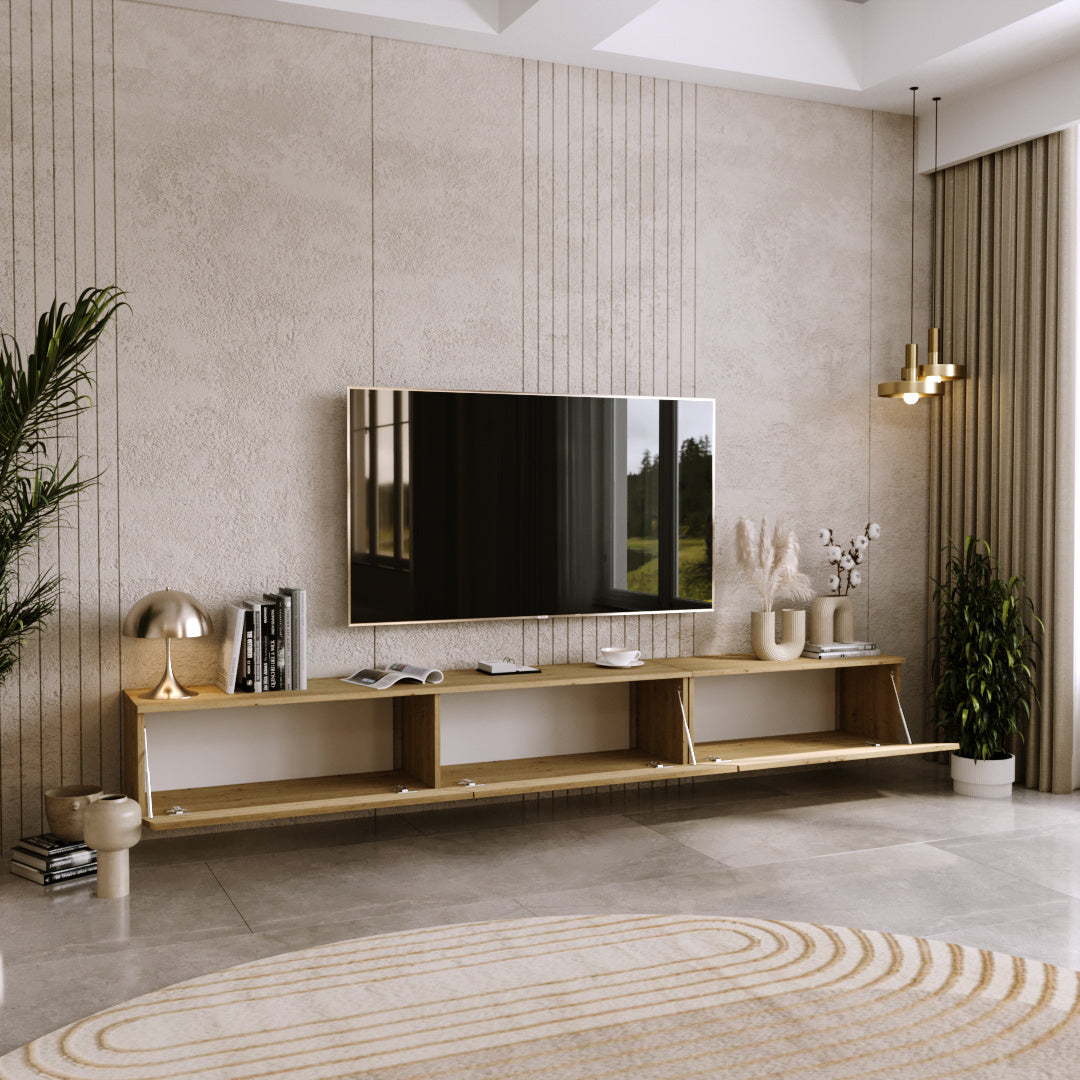 Dulap RTV Nicole 80 cm - culoare Artisan Oak