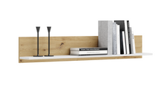 Raft 100 cm - stejar artizanal / alb