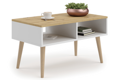 Masuta de cafea Sandi White / stejar artizanal