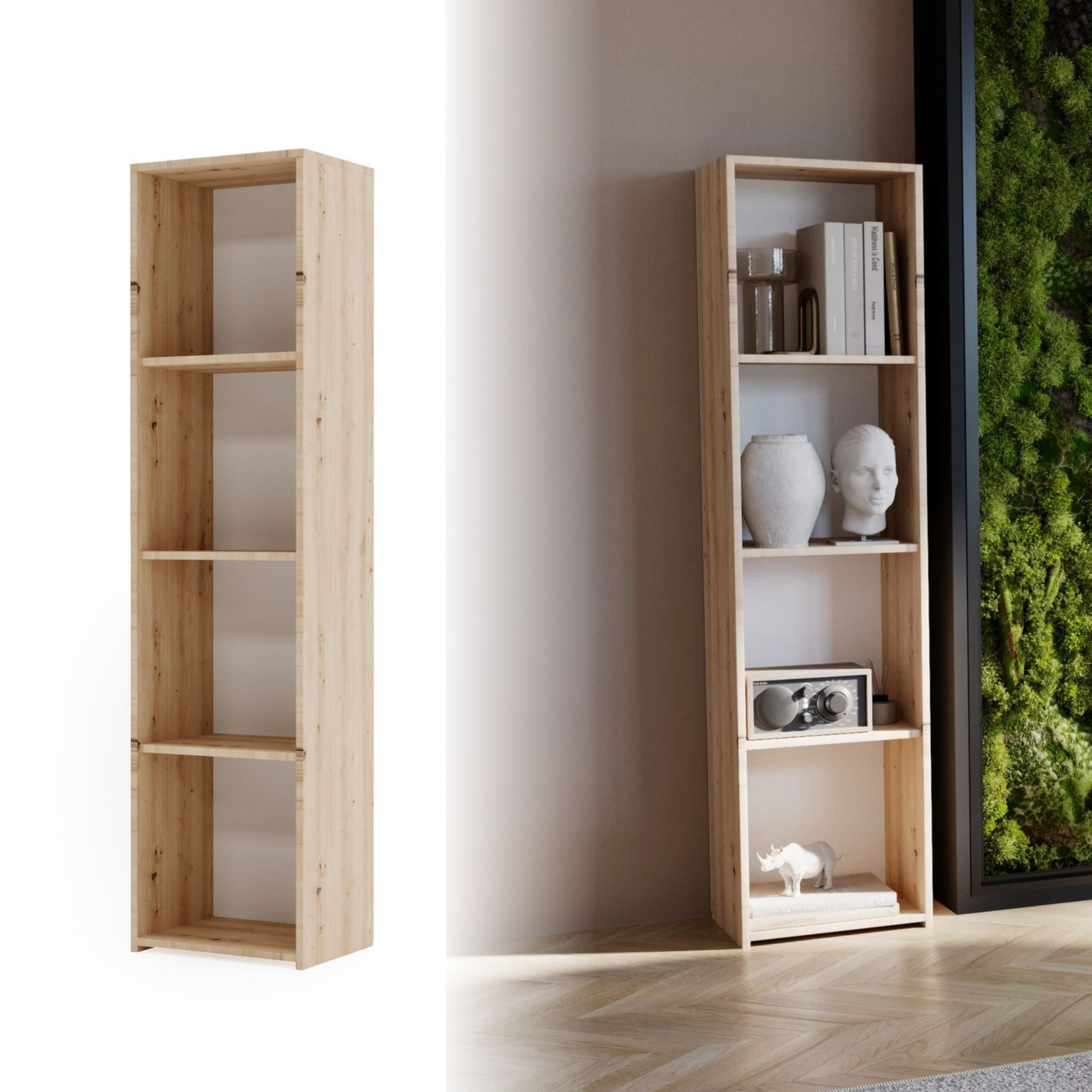 Raft LONI 160x40 cm - culoare Stejar Artisan