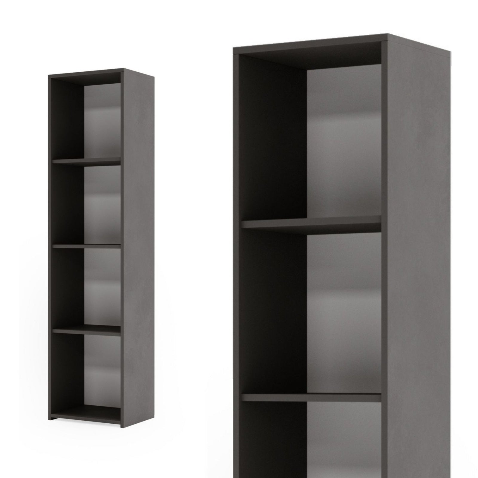 Raft LONI 160x40 cm - culoare Gri