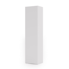 Biblioteca solida LONI 160x40 cm - culoare Alb