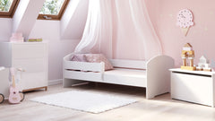 Pat de o persoana Luk 140x70 cu balustrada