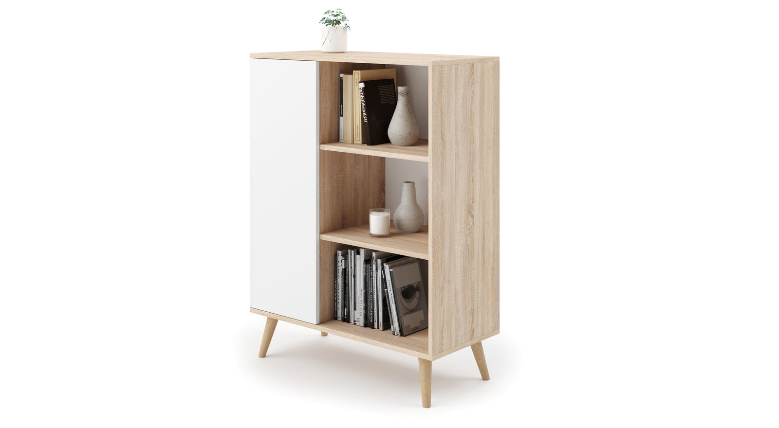 Biblioteca Fondi - picioare din lemn