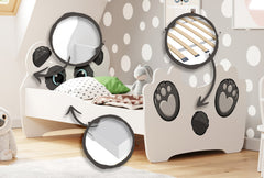 Pat pentru copii Panda 140x70