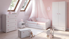 Pat Emma pentru tineret 180x80 roz