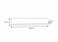 Raft 100 cm - stejar sonoma
