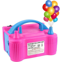 Pompa electrica umflat baloane 2 orificii umflare simultana mod automatmanual putere 600w