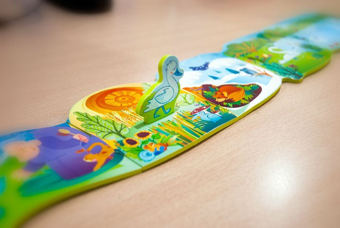 Poveste puzzle Ratusca cea urata - Miniland
