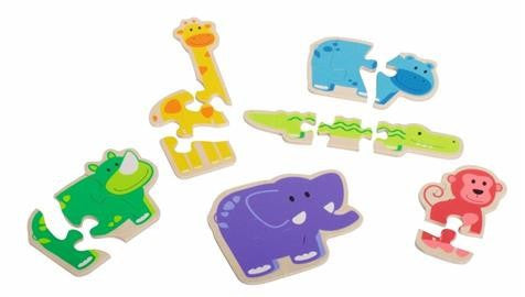 Primul meu puzzle Animale vesele - Beleduc