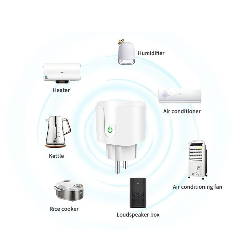 Priza wireless programabila functie temporizator control smartphone 3750 w