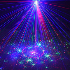 Proiector Laser RGB de interior Senzor Sunet cu Telecomanda