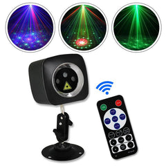 Proiector Laser RGB de interior Senzor Sunet cu Telecomanda