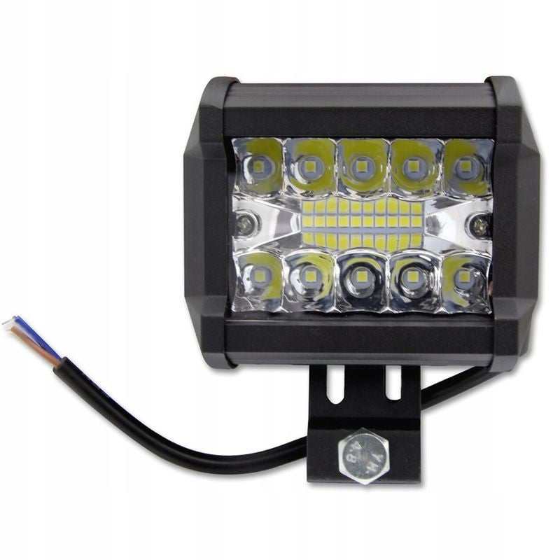 Proiector led epistar 60w auto offroad 10x30v dc unghi 60 grade ip67 carcasa aluminiu 4800lm