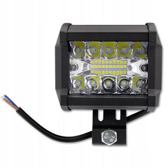 Proiector led epistar 60w auto offroad 10x30v dc unghi 60 grade ip67 carcasa aluminiu 4800lm