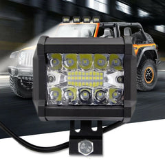 Proiector led epistar 60w auto offroad 10x30v dc unghi 60 grade ip67 carcasa aluminiu 4800lm