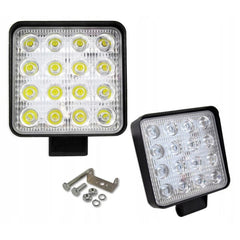 Proiector led smd 48w auto offroad 1224v 4800 lumeni carcasa aluminiu ip67