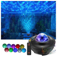 Proiector LED Starry Galaxy Bluetooth cu Difuzor Muzical si Telecomanda